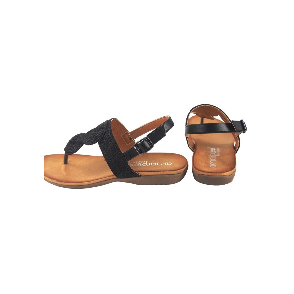 ESCLAVA HEBILLA TOBILLO NEGRO