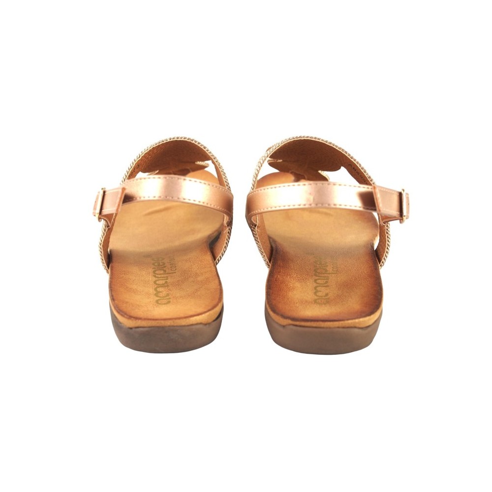 ESCLAVA HEBILLA TOBILLO BRONDE