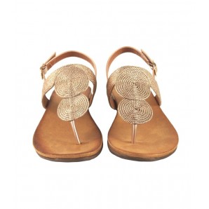 ESCLAVA HEBILLA TOBILLO BRONDE