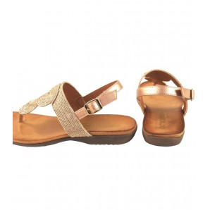 ESCLAVA HEBILLA TOBILLO BRONDE