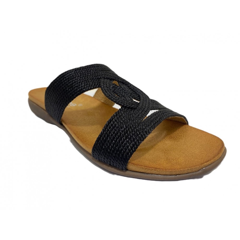 PALA TIRAS CORDON METALIZADO NEGRO