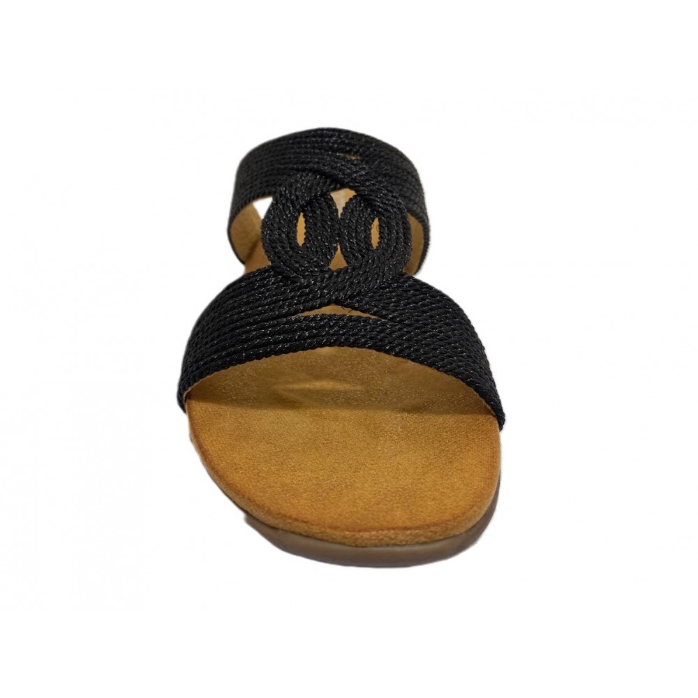 PALA TIRAS CORDON METALIZADO NEGRO