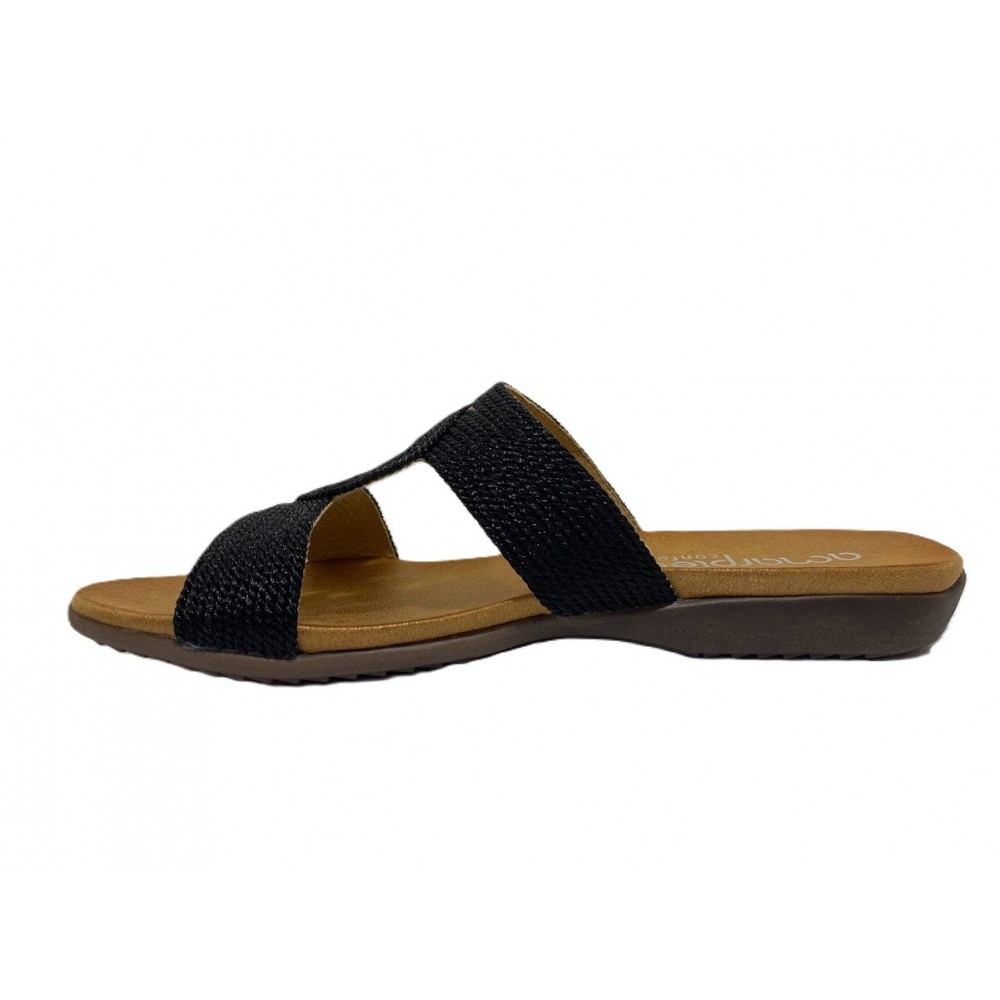 PALA TIRAS CORDON METALIZADO NEGRO