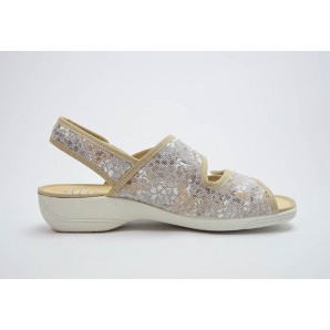 ZAPATILLA DOS VELCROS BELICE BEIGE