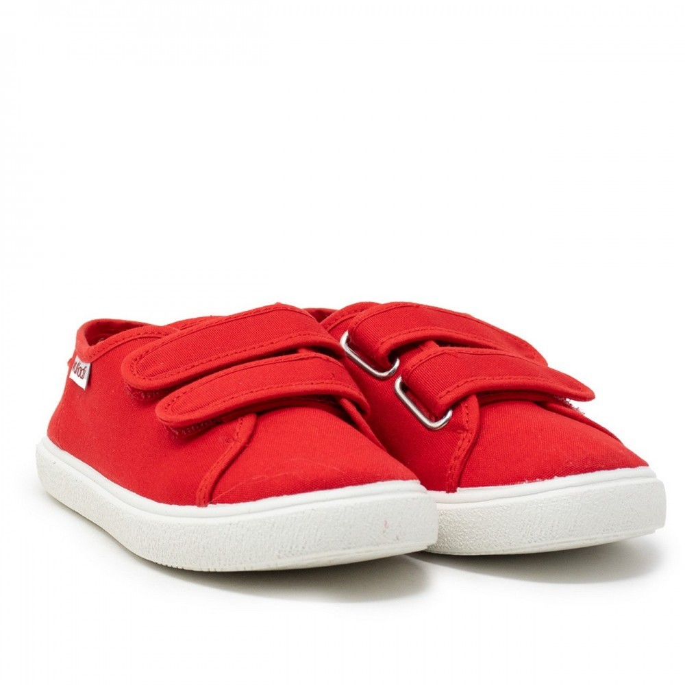 SNEAKERS VELCROS ROJO