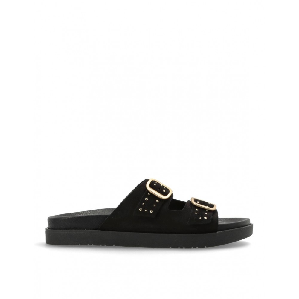 PALA BIO DOS HEBILLAS SERRAJE NEGRO