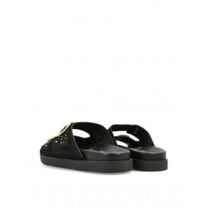 PALA BIO DOS HEBILLAS SERRAJE NEGRO