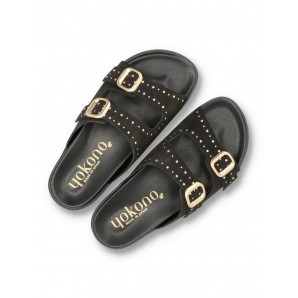 PALA BIO DOS HEBILLAS SERRAJE NEGRO