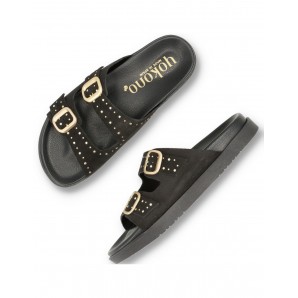 PALA BIO DOS HEBILLAS SERRAJE NEGRO