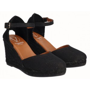 VALENCIANA CORREITA CUÑA YUTE NEGRO