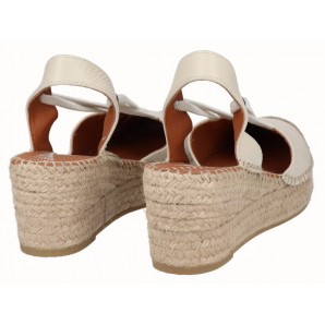 ALPARGATA PUNTERA ELASTICOS VAINILLA