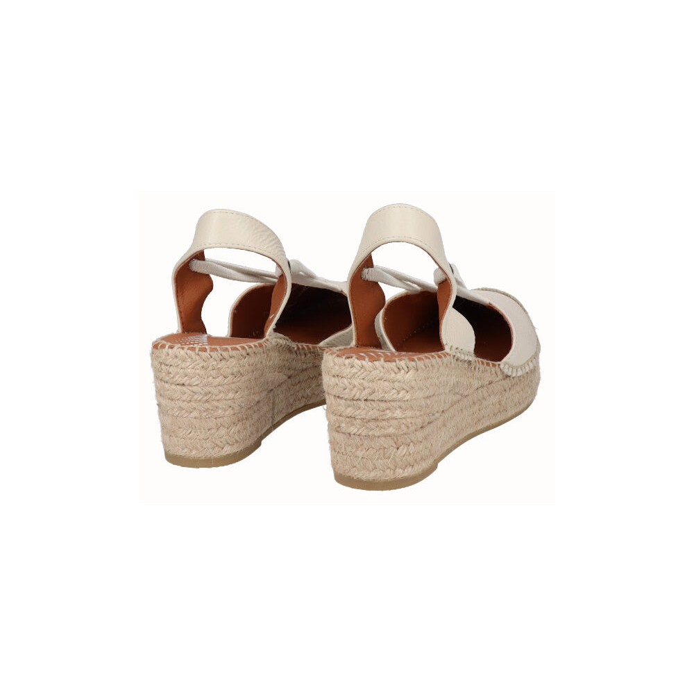 ALPARGATA PUNTERA ELASTICOS VAINILLA