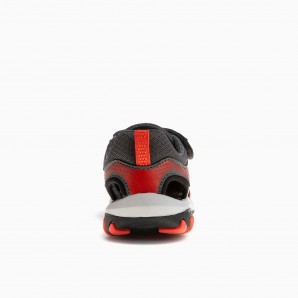 SANDALIA DEPORTIVA GREY-RED