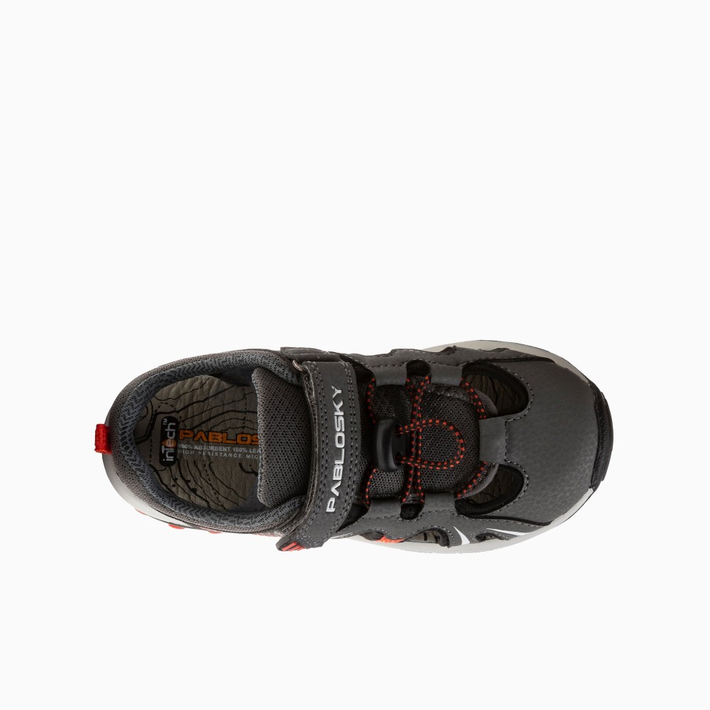 SANDALIA DEPORTIVA GREY-RED