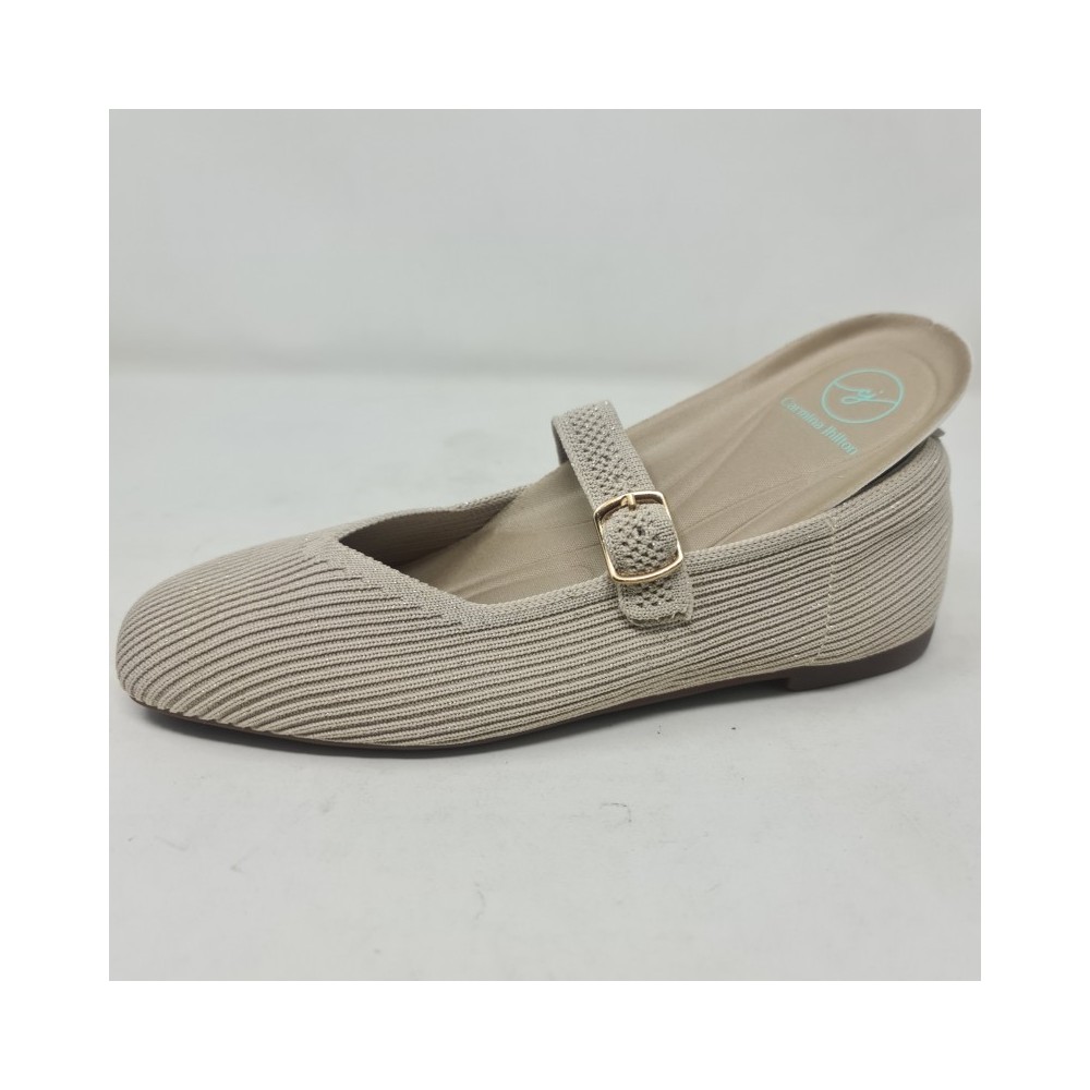 MERCEDES HEBILLA BEIG