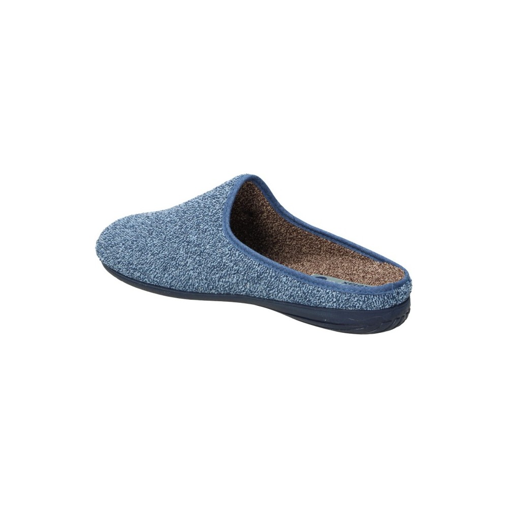 CHINELA RIZO BICOLOR MARINO