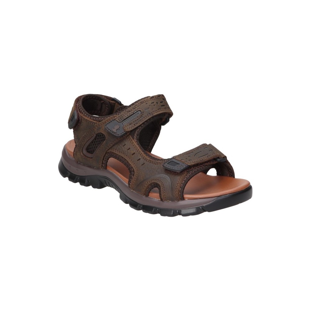 SANDALIA TIRA LATERAL MARRON