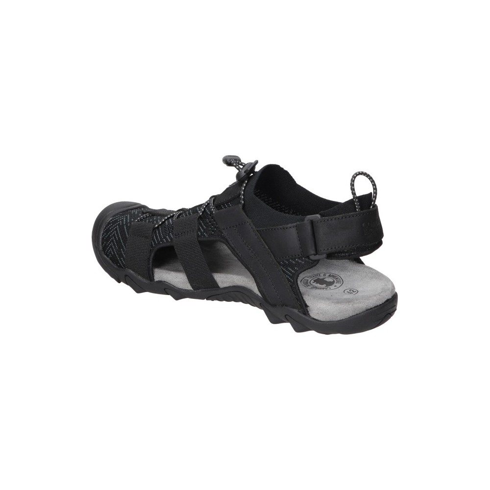 SANDALIA COMBINADA NEGRO