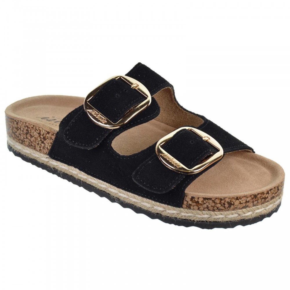 BIO SERRAJE 2 HEBILLAS NEGRO