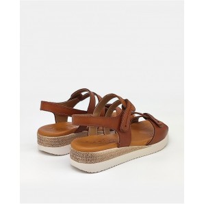 SANDALIA VELCROS CUERO