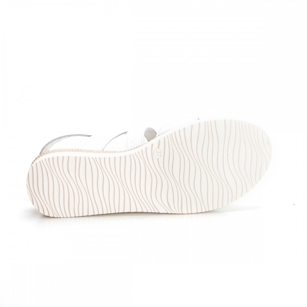 SANDALIA VELCROS BLANCO