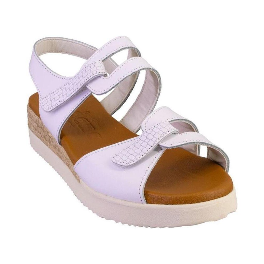 SANDALIA VELCROS BLANCO