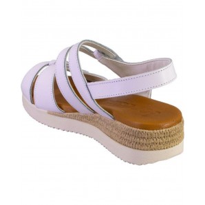 SANDALIA VELCROS BLANCO