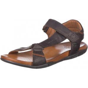 CALIFORNIA TIRA LATERAL PIEL MARRON