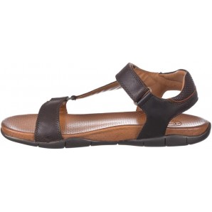 CALIFORNIA TIRA LATERAL PIEL MARRON