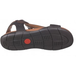 CALIFORNIA TIRA LATERAL PIEL MARRON