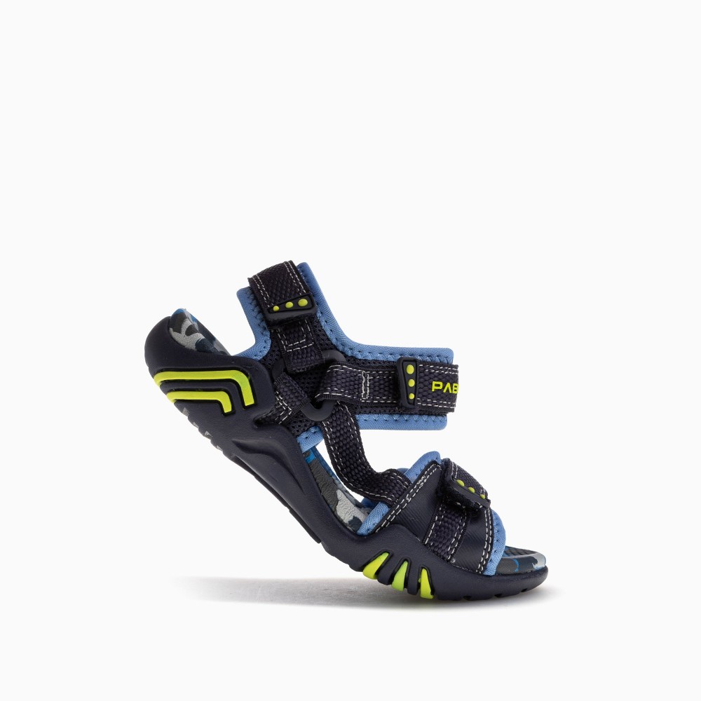 CALIFORNIA NAVY-BLUE-NEON YELLOW