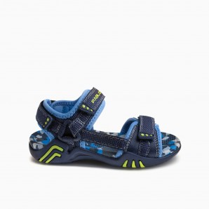 CALIFORNIA NAVY-BLUE-NEON YELLOW