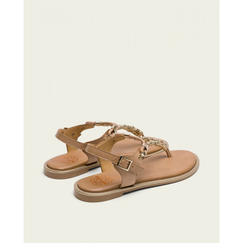 ESCLAVA ADORNO METAL TAUPE