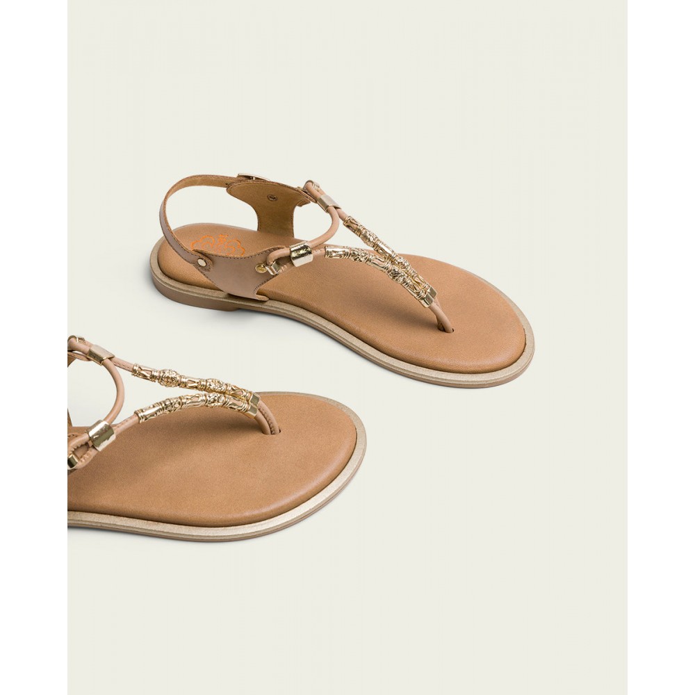 ESCLAVA ADORNO METAL TAUPE