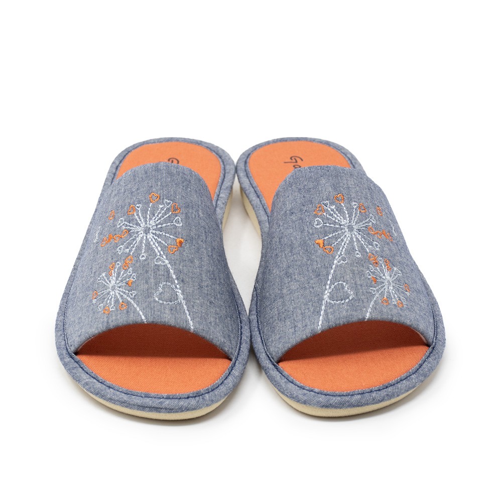 PALA FLORES CORAZONES MARINO-TEJA