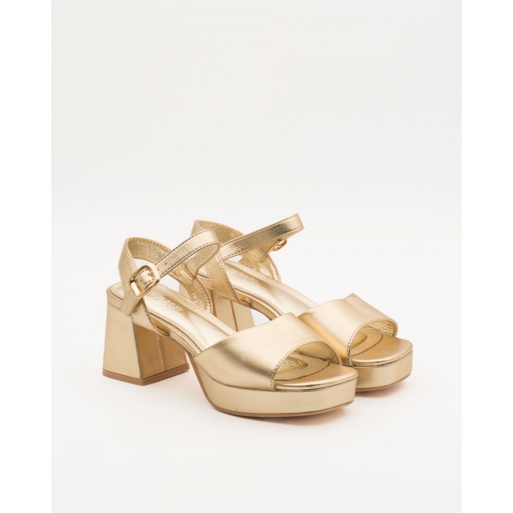 SANDALIA PLATAFORMA GOLD