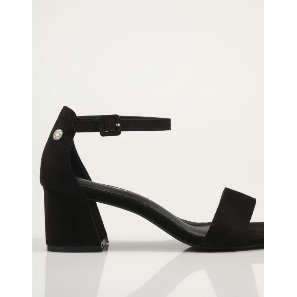 SANDALIA CORREA TOBILLO ANTE NEGRO