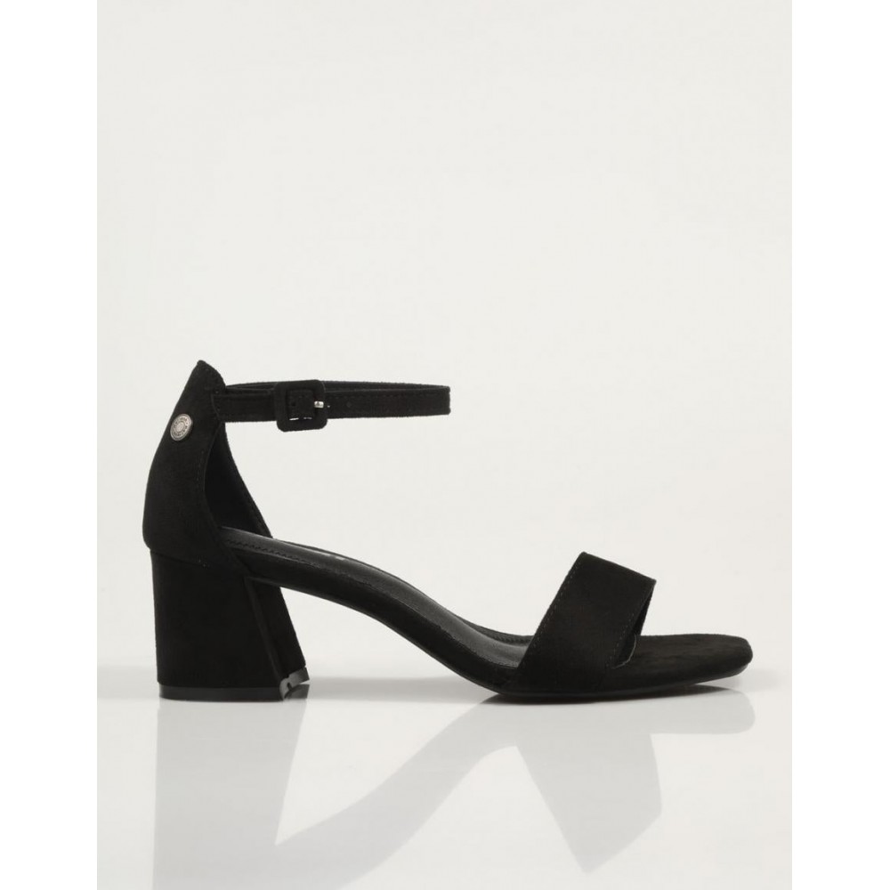 SANDALIA CORREA TOBILLO ANTE NEGRO