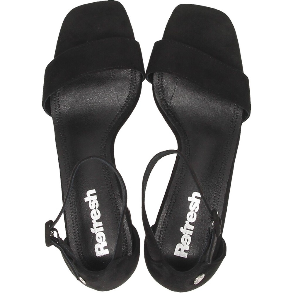 SANDALIA CORREA TOBILLO ANTE NEGRO