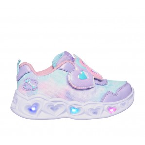DEPORTIVO CORAZON LUCES LILA-BLUE-PINK
