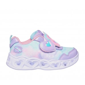DEPORTIVO CORAZON LUCES LILA-BLUE-PINK