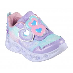 DEPORTIVO CORAZON LUCES LILA-BLUE-PINK