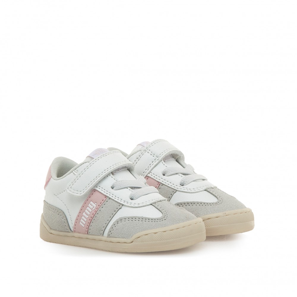 DEPORTIVO BAREFOOT BLANCO/ROSA CLARO