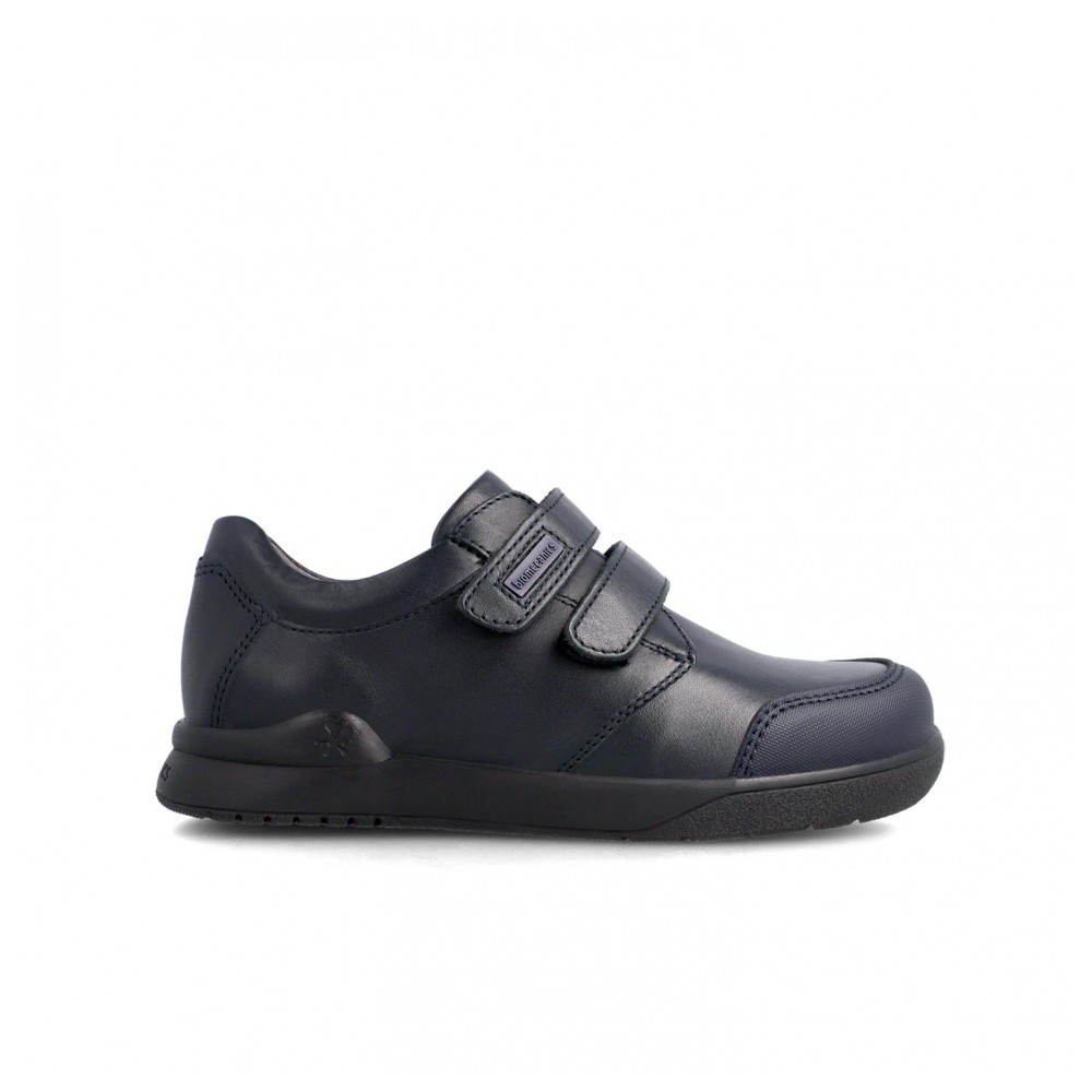 BLUCHER COLEGIAL VELCROS MARINO