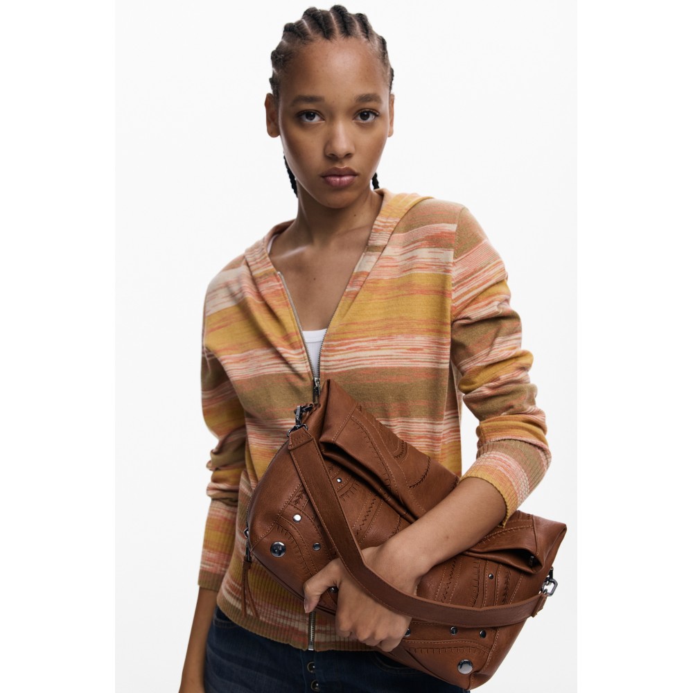 BOLSO EMBRO PATCH LOVERTY CAMEL