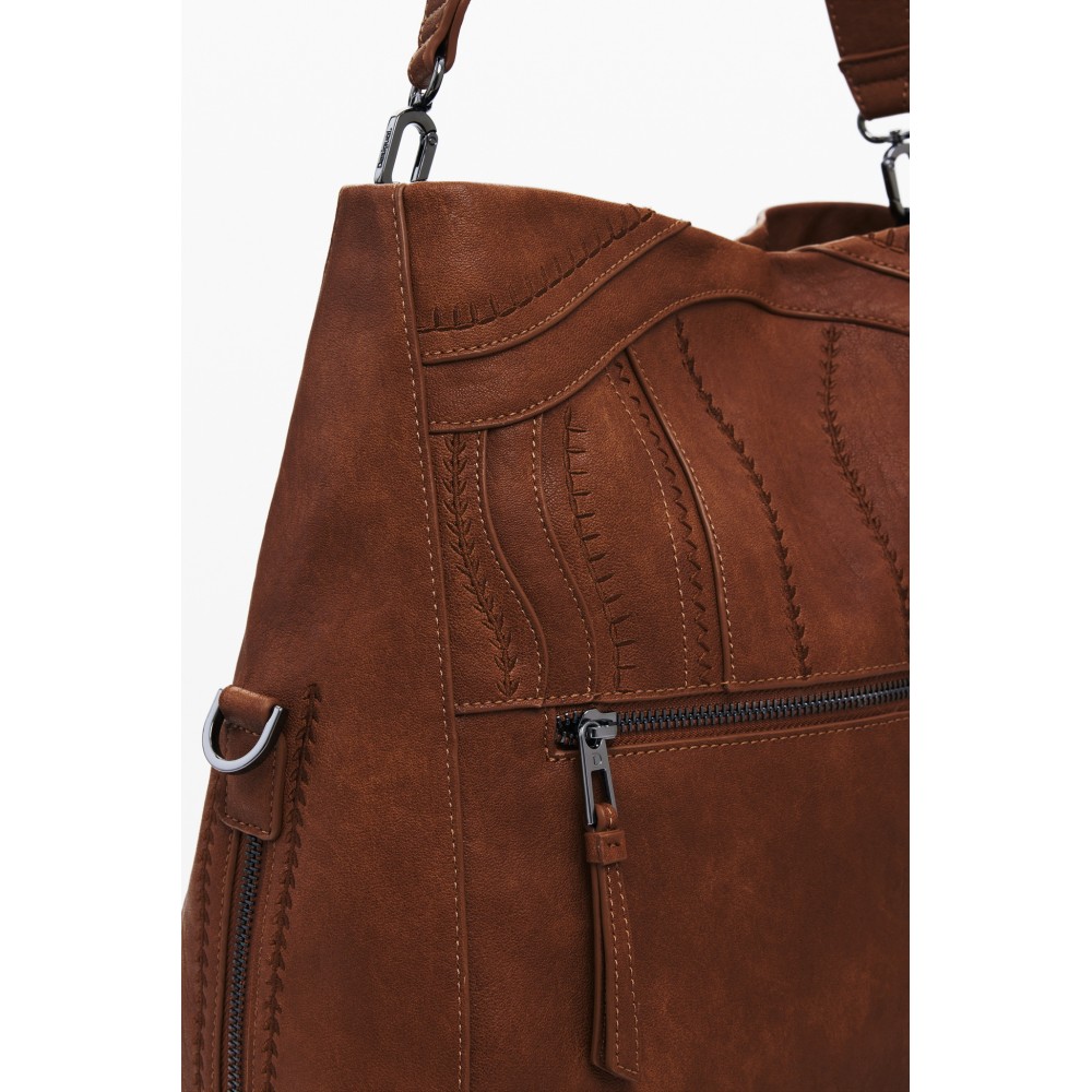 BOLSO EMBRO PATCH LOVERTY CAMEL