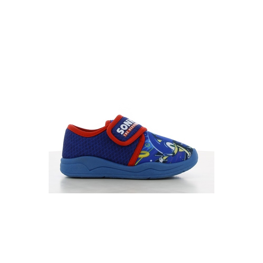 ZAPATILLA CERRADA VELCRO BLUE/RED