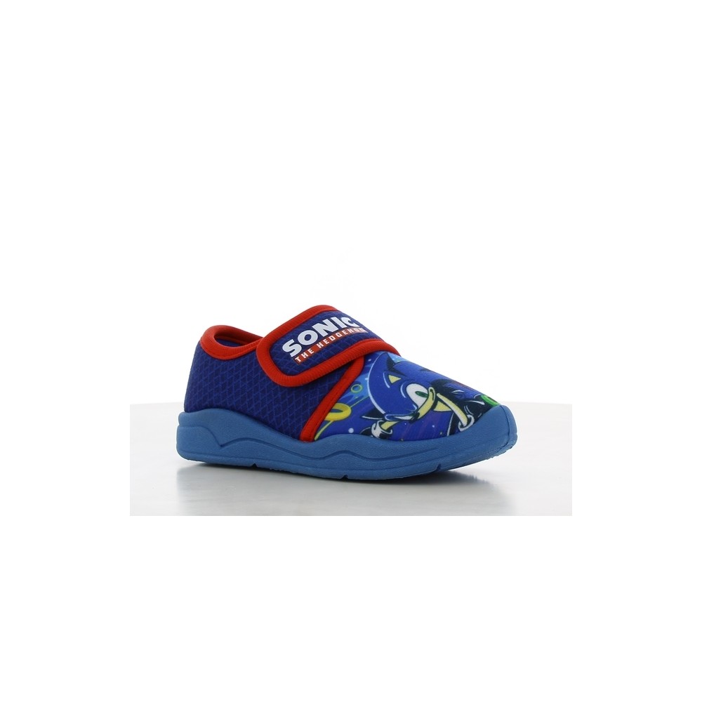 ZAPATILLA CERRADA VELCRO BLUE/RED