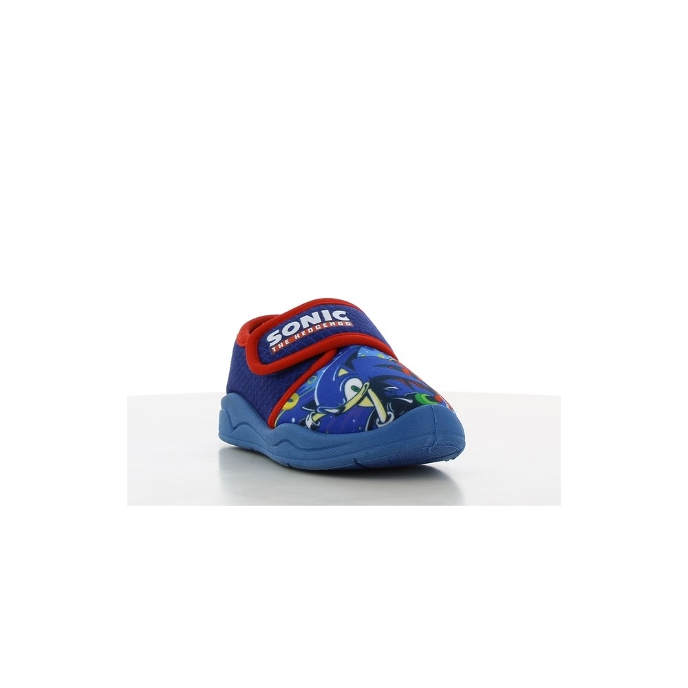 ZAPATILLA CERRADA VELCRO BLUE/RED