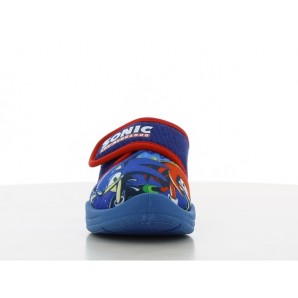 ZAPATILLA CERRADA VELCRO BLUE/RED